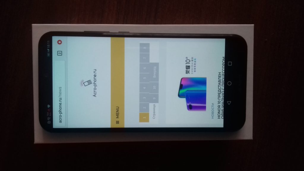 Фото Huawei P20 Lite