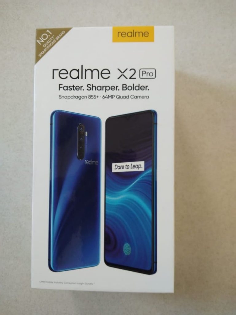 Realme X2 Pro коробки