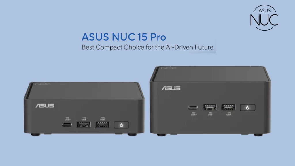 Анонсирован мини-пк ASUS NUC 15 Pro с процессорами Intel Core Ultra