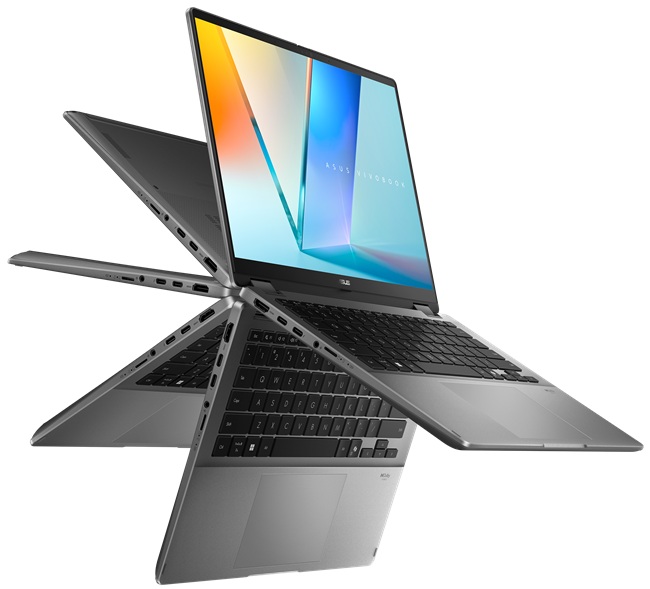 ASUS Vivobook 16 / 14 / 14 Ноутбуки с искусственным интеллектом Flip, Gaming V16, Vivobook S14, Zenbook 14 и Zenbook Duo представлены